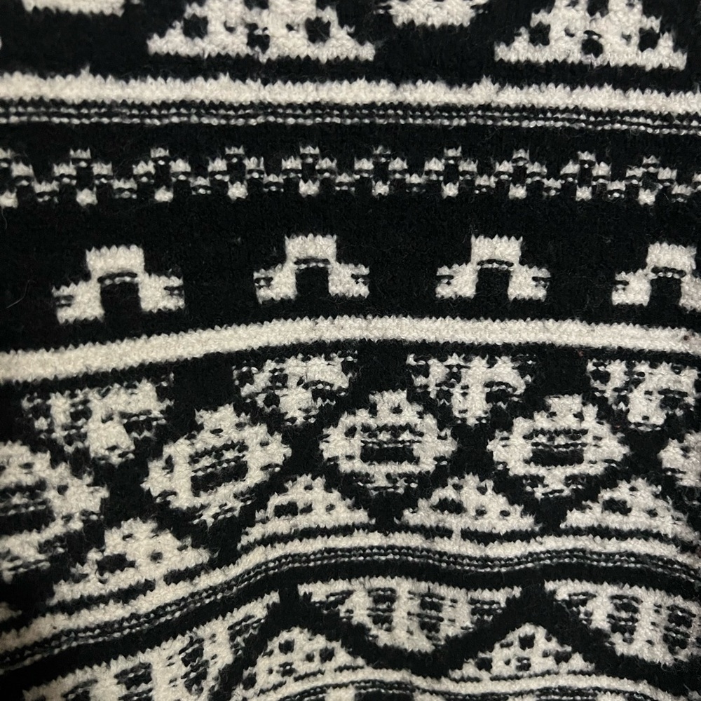 J. JILL Classic Ultra Soft & Cozy Jacquard Pullover Mock Neck Sweater Wms Sz L - Picture 2 of 4